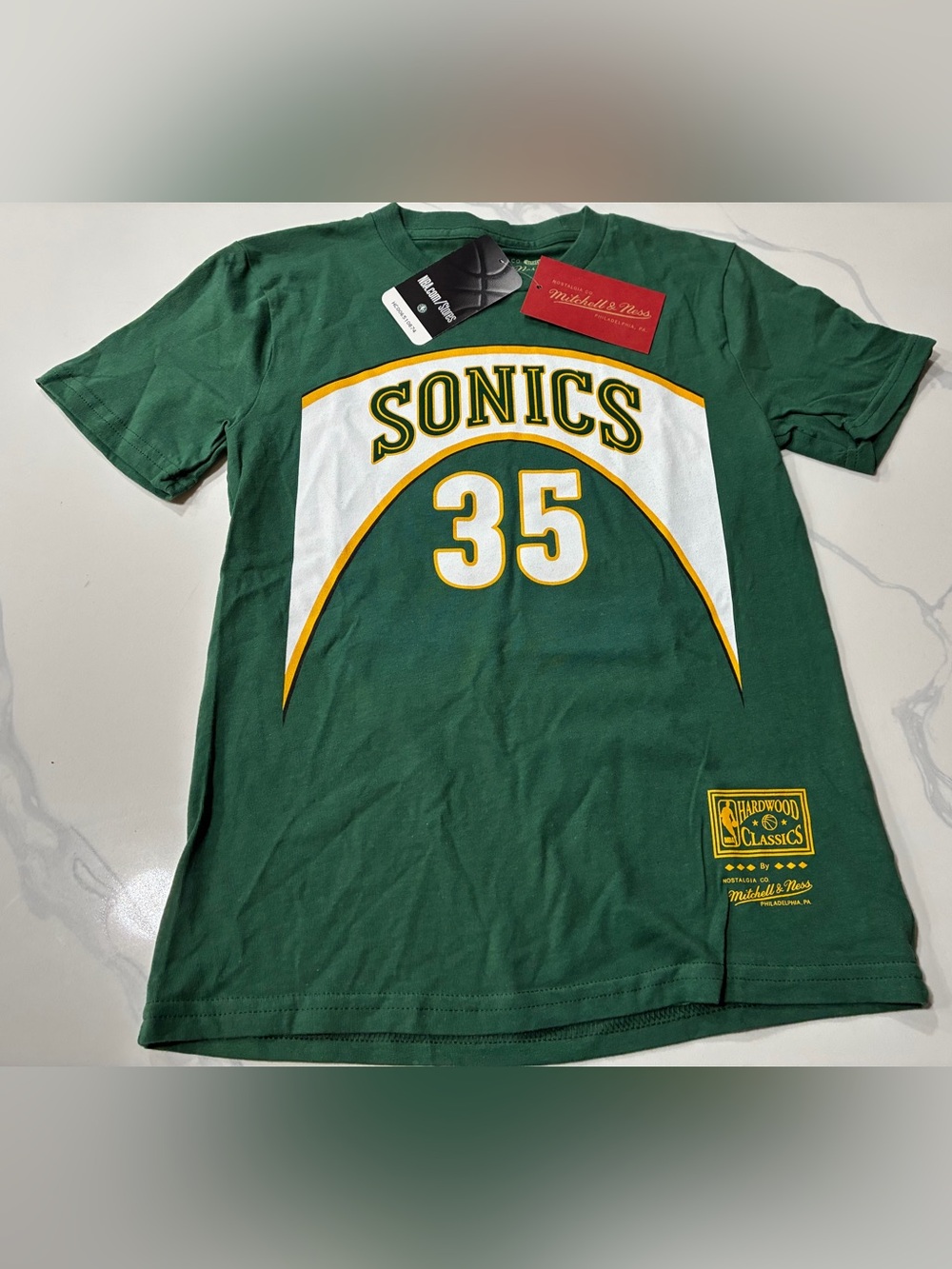 Seattle SuperSonics Youth Kevin Durant Mitchell & Ness Shirt (Small) Retails $35